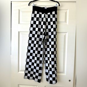 Checkerboard pants